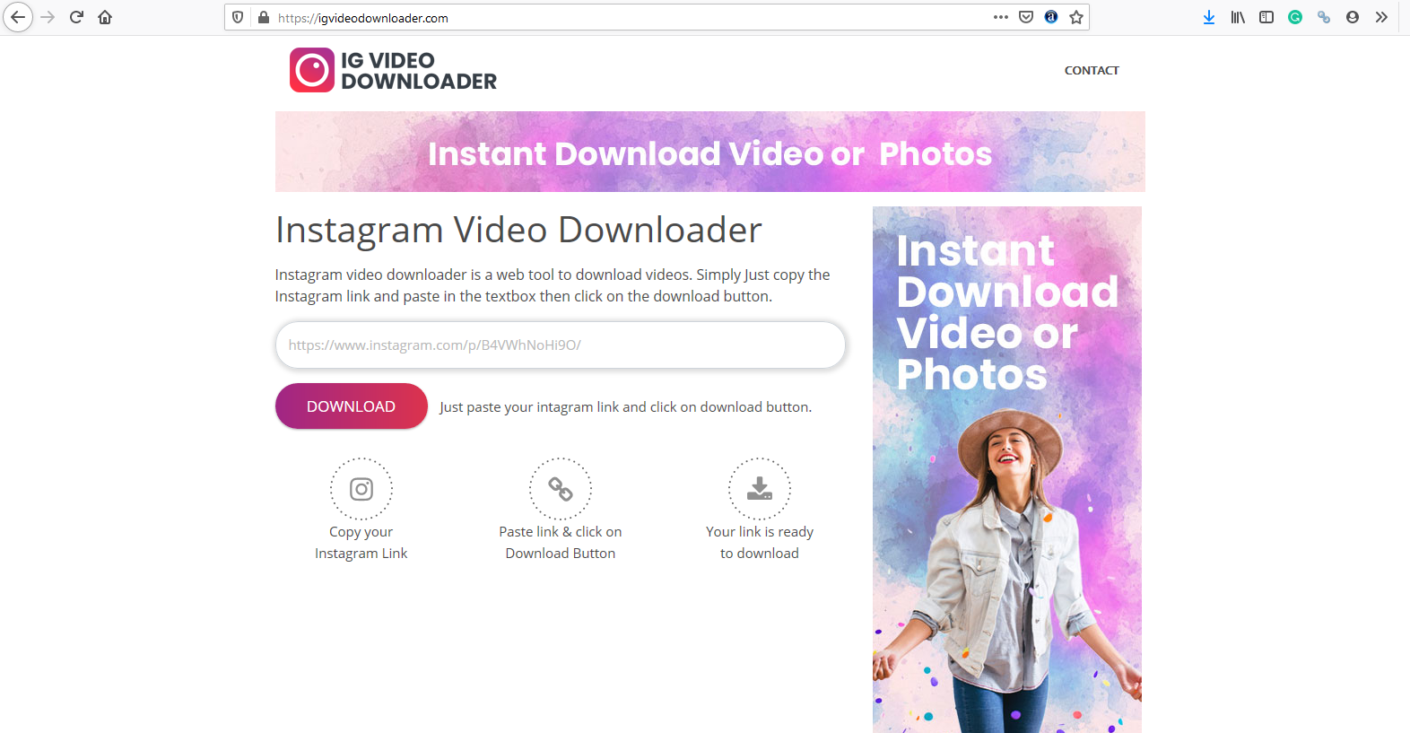 save instagram video to iphone