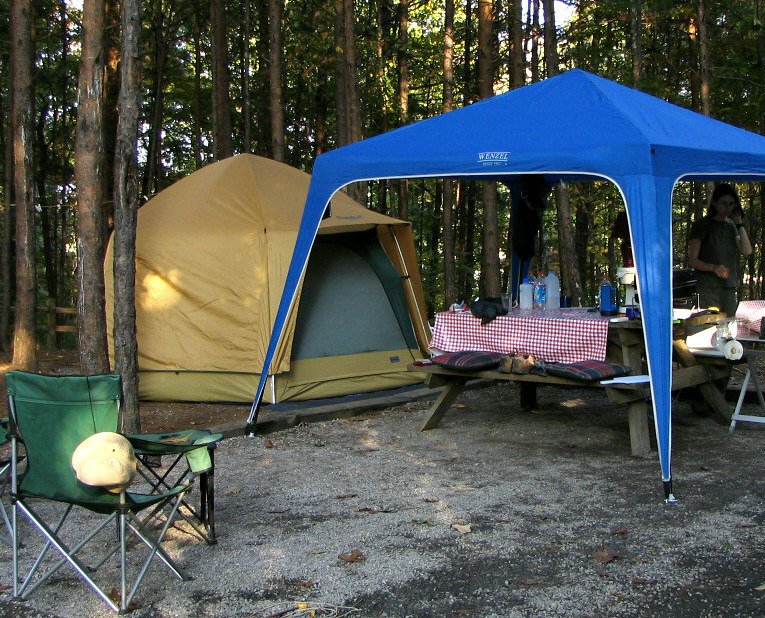 family camping tent
