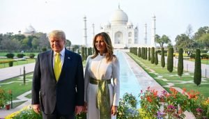 Trump at Taj Mahal India