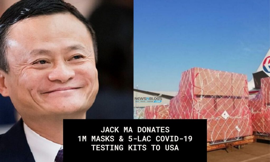 Jack Ma Donates Masks and Coronavirus testing kits to USA