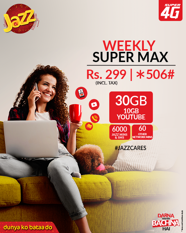 Jazz Weekly Super Max offer