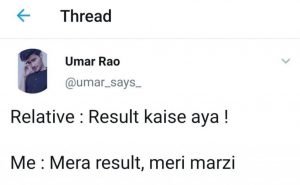 Mera result meri marzi