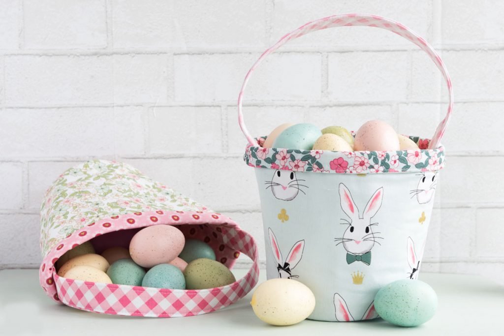 Fabric Easter Basket - Homemade Easter basket