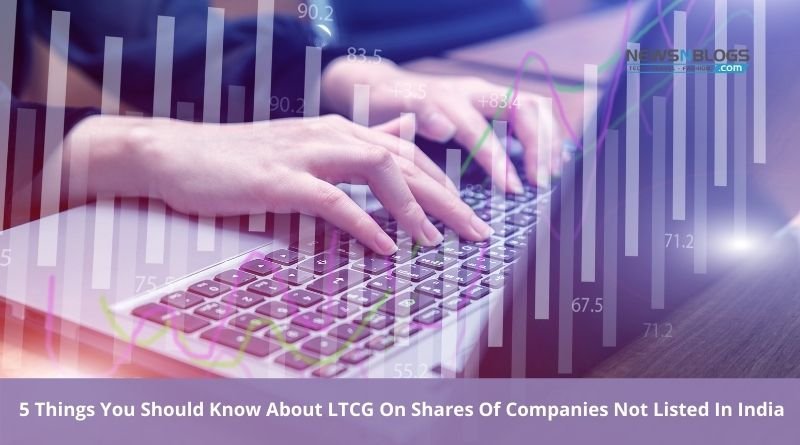 LTCG On Shares Of Companies Not Listed In India