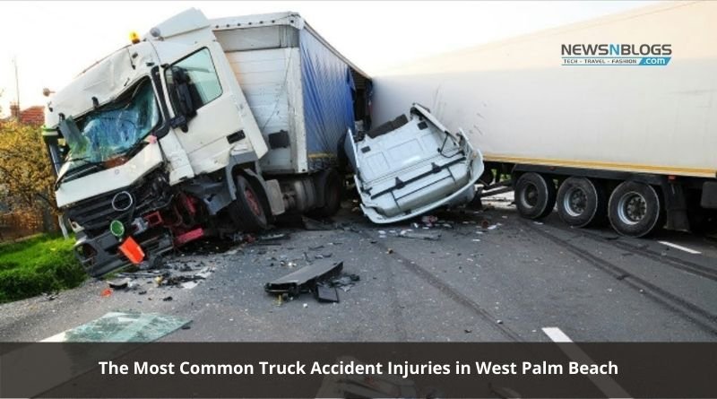 The Most Common Truck Accident Injuries in West Palm Beach