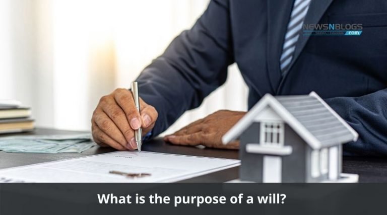 What is the purpose of a will 