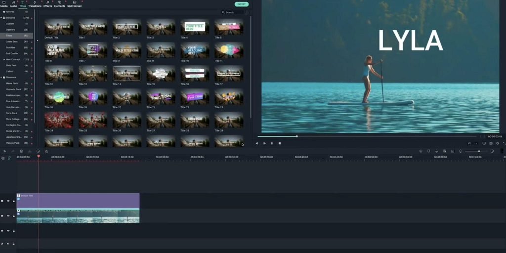 Features of Wondershare Filmora video editor