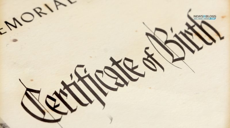 Applying for a birth certificate as an adult