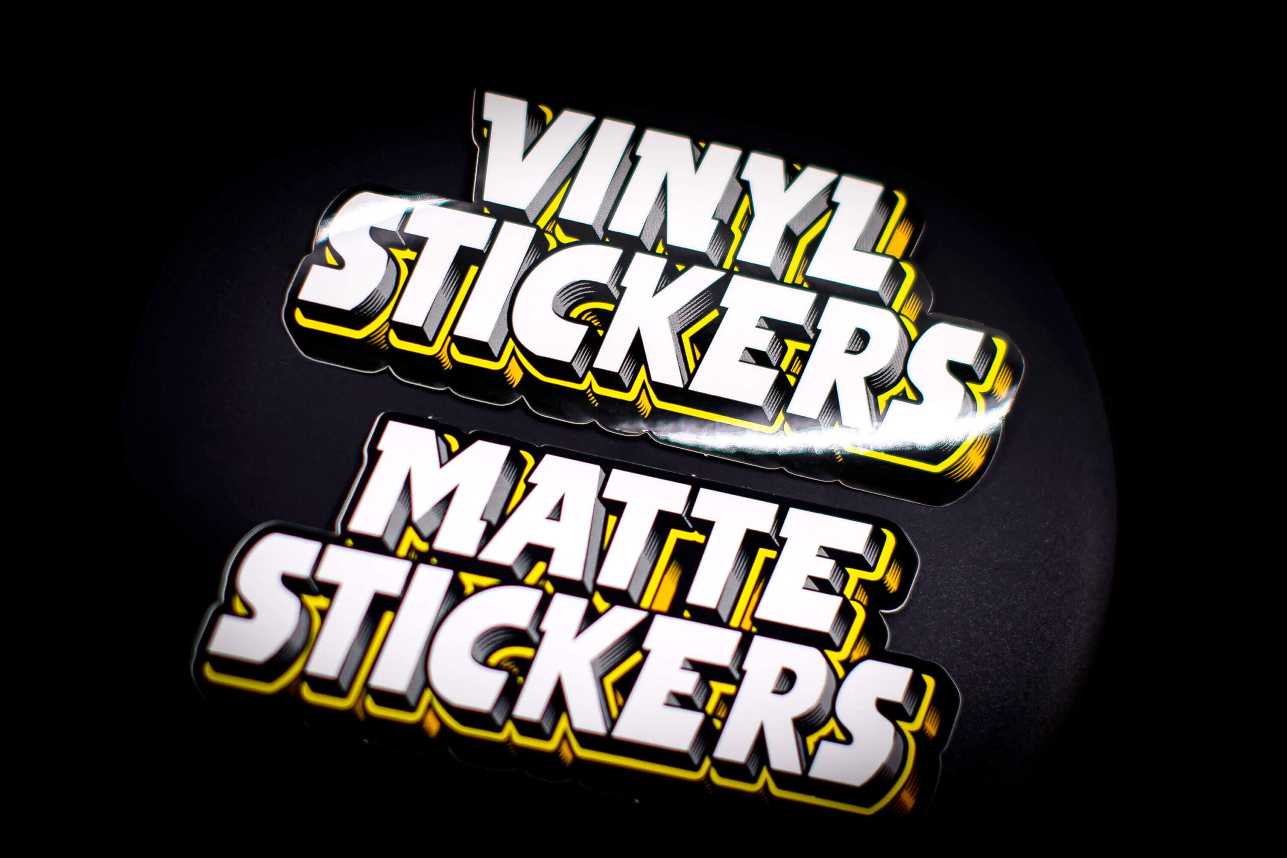 How to use vinyl stickers custom