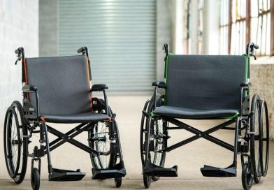 Matte Black Featherweight Wheelchair