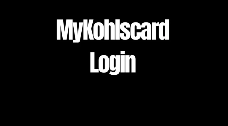 MyKohlscard Login at www.mykohlscard.com