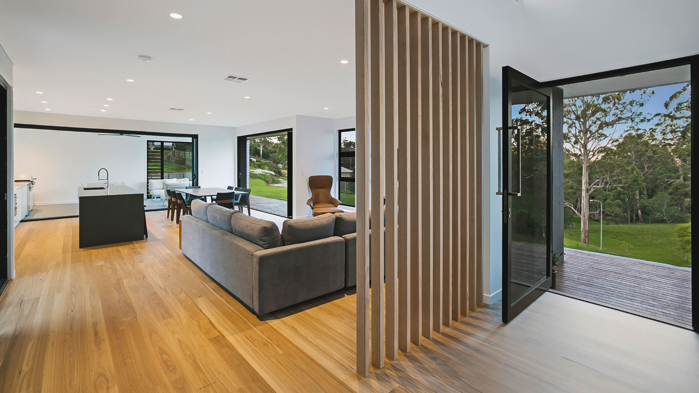 Pivot Front Doors
