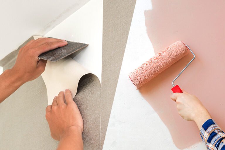 Painting vs Wallpapering