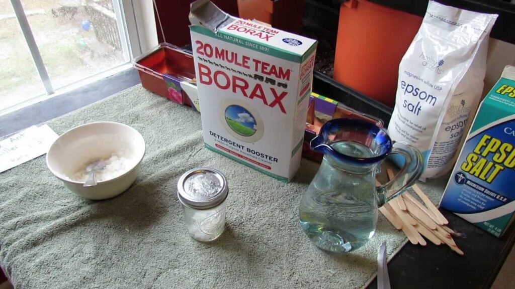 Borax and sugar